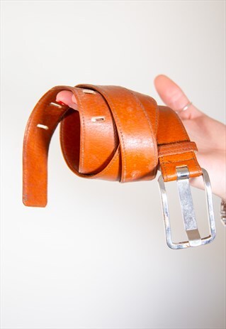 Tan Leather Belt 