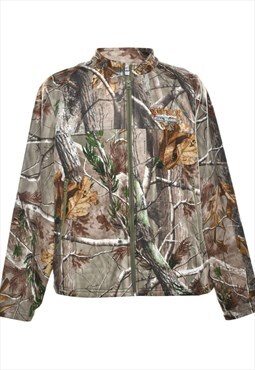 Vintage Woodland Print Track Top - L