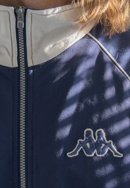 Vintage 80's Blue Track Suit Jacket