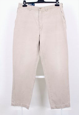 Polo Ralph Lauren trousers / pants in Cream /Grey colour.