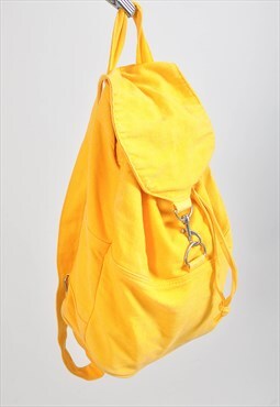 Vintage 90s backpack in yellow 