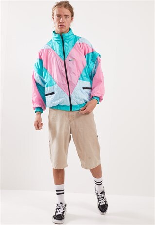 VINTAGE ELLESSE PATTERNED FESTIVAL JACKET