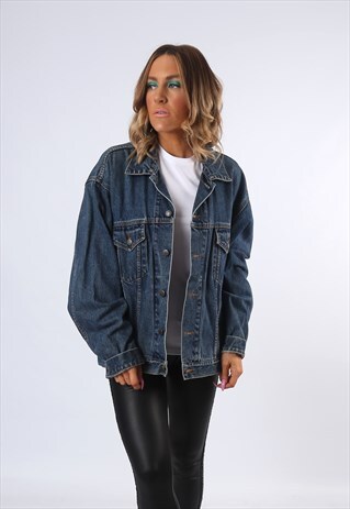 DENIM JACKET MCORVIS OVERSIZED FITTED UK 18 - 20 (4CH)