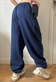 UNISEX VINTAGE CHAMPION NAVY BLUE LOOSE JOGGERS