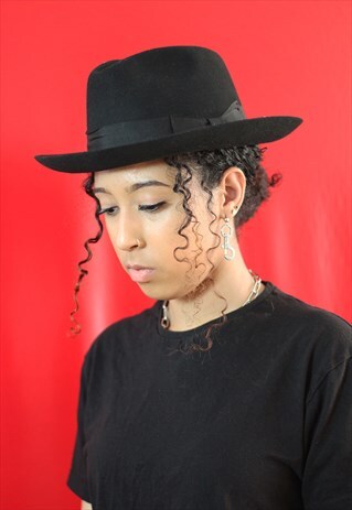 BR HAND MADE WOOL FEDORA HAT