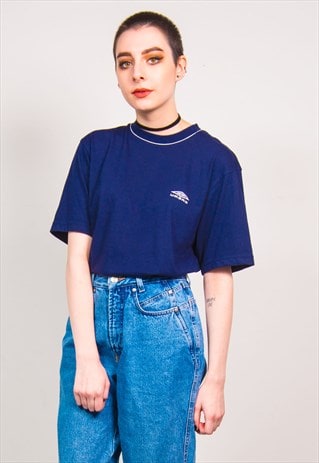 UMBRO VINTAGE 90'S NAVY BLUE OVERSIZED SPORT T-SHIRT