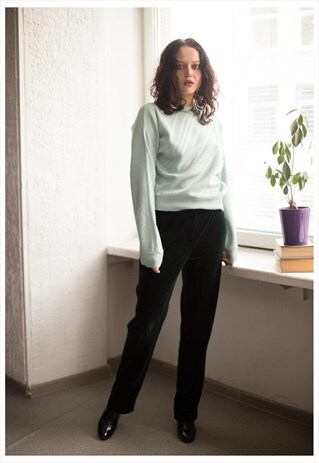 VINTAGE 80'S PASTEL MINT JUMPER