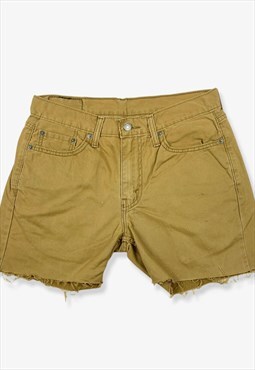 Vintage levi's 514 cut off chino shorts beige w30 BV14532