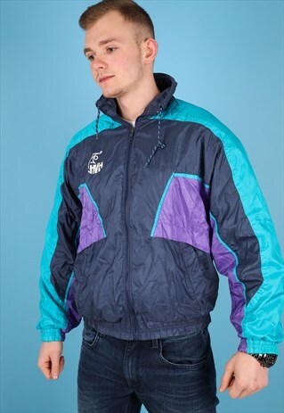 VINTAGE SHELL JACKET IN MULTICOLOUR NJ484