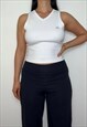 VINTAGE ADIDAS WHITE 90S VINTAGE TANK TOP