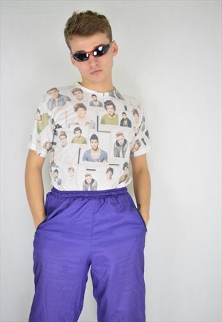 VINTAGE WHITE RAVE ONE DIRECTION T-SHIRT