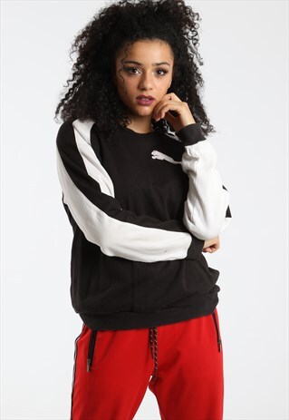 90S PUMA EMBROIDERED LOGO SWEATSHIRT