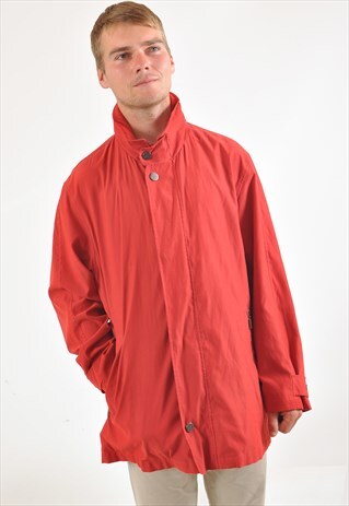 VINTAGE 90'S MAC JACKET IN RED