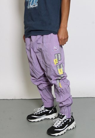 VINTAGE PUMA PURPLE JOGGERS