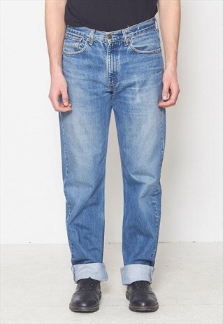 VINTAGE BLUE LEVI'S 751 02 FIT DENIM JEANS
