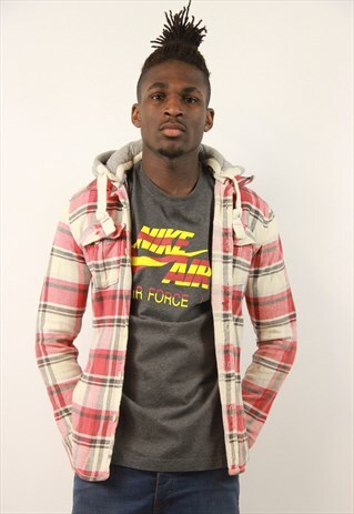 VINTAGE SUPERDRY CHECK THICK SHIRT