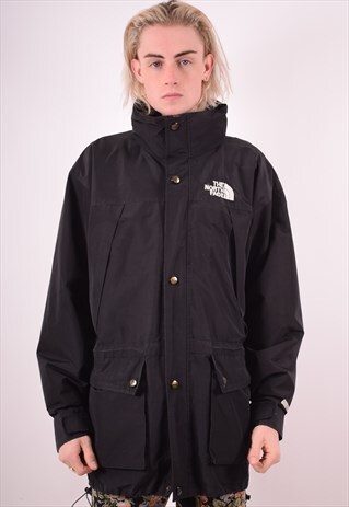 THE NORTH FACE MENS VINTAGE JACKET XL BLACK 90S