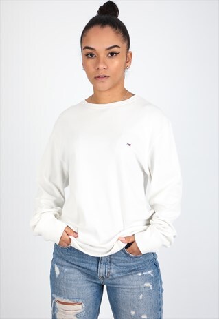VINTAGE TOMMY HILFIGER LONG SLEEVE T-SHIRT T522