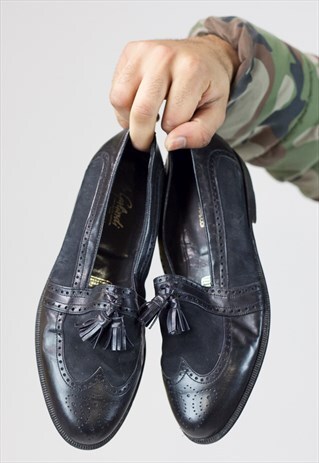 VINTAGE PAOLO GALIARDI BLACK DRESS SHOES