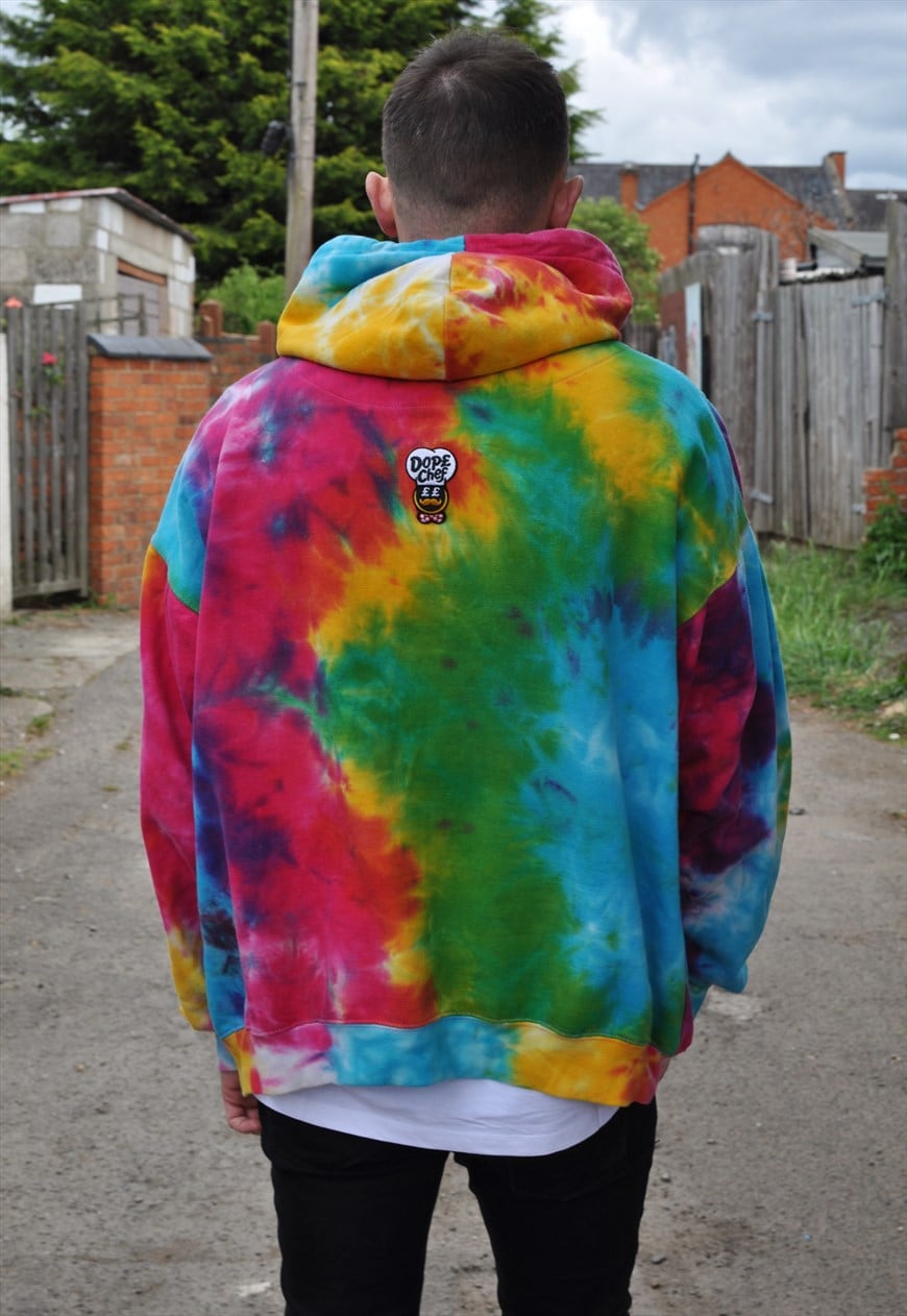 dope chef tie dye hoodie