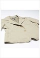 DKNY BLAZER JACKET BROWN WOMENS S