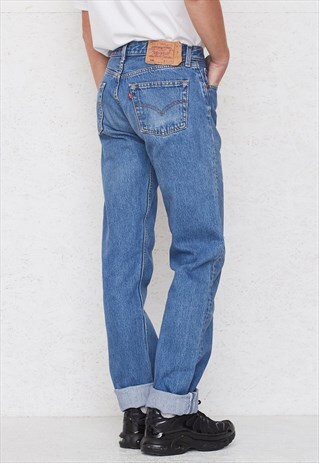 VINTAGE BLUE LEVI'S 501 FIT DENIM JEANS