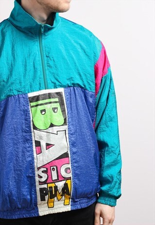 VINTAGE PUMA HALF ZIP JACKET