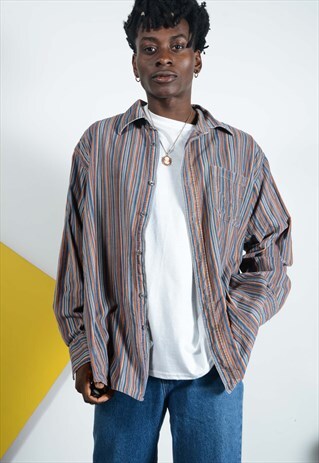 VINTAGE CORDUROY SHIRT STRIPED.