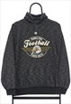 Vintage Hamilton Football Black Graphic Hoodie Mens