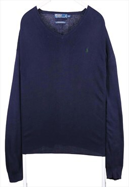 Vintage 90's Polo Ralph Lauren Jumper / Sweater V Neck