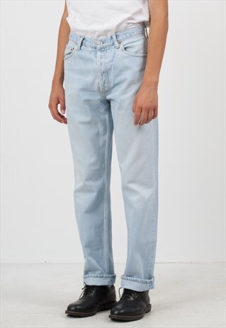 EXCHANGE VINTAGE LIGHT BLUE LEVI'S 501 FIT DENIM JEANS