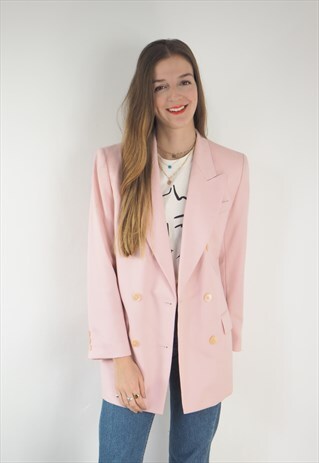 vintage pink blazer