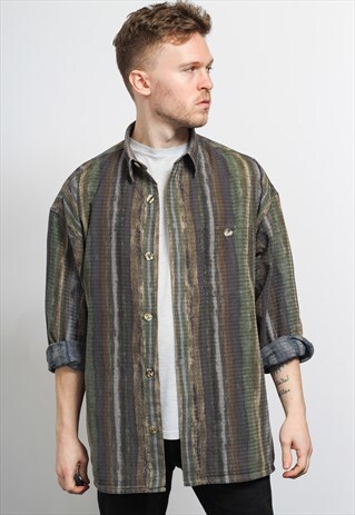 VINTAGE AZTEC PATTERNED SHIRT