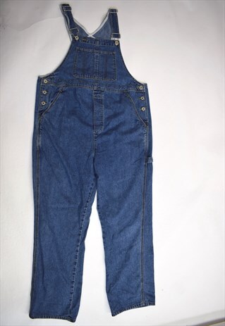 VINTAGE 90S MIMI MATERNITY BLUE DENIM DUNGAREES