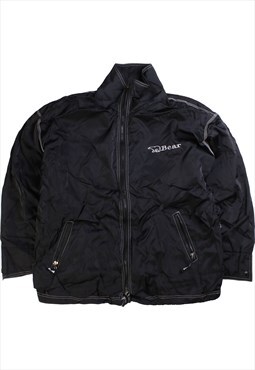Vintage  Bear USA Windbreaker Jacket Reversible Full Zip Up