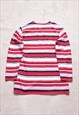 WOMEN'S VINTAGE 90S NEXT RED STRIPED TOP