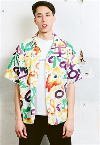 VINTAGE 90S PATTERNED SHIRT