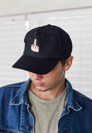 VINTAGE FINGER LOGO CAP HAT 90S ONE SIZE 3.1