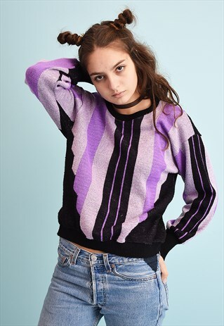 80'S RETRO SHIMMER MOMS KNIT JUMPER