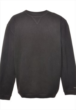 Izod Black Plain Sweatshirt - L