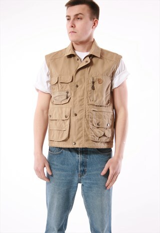 90S VINTAGE FJALLRAVEN WORKWEAR GILET WAISTCOAT VEST 13884
