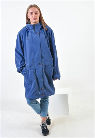 VINTAGE PARKA JACKET IN BLUE