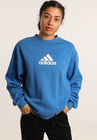 VINTAGE ADIDAS PRINTED LOGO SWEATSHIRT