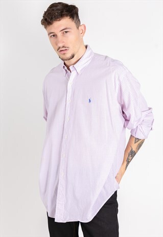 VINTAGE 80S POLO RALPH LAUREN CLASSIC SHIRT/ S9200