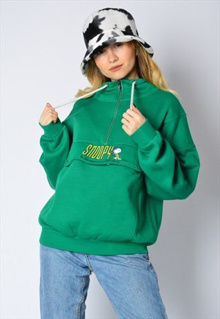 VINTAGE 50S GREEN SNOOPY SWEATSHIRT