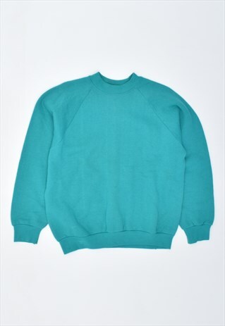 VINTAGE 90'S SWEATSHIRT JUMPER GREEN