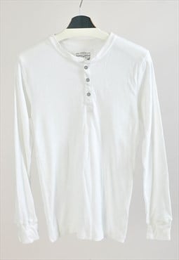 Vintage 00s Levi's long sleeve top in white