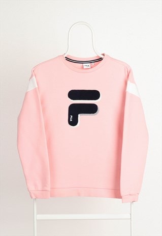 pink fila sweater