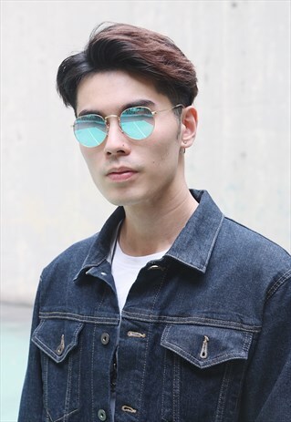 CLASSIC ROUND SUNGLASSES - BLUE