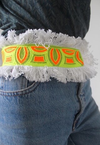 VINTAGE BELT FRINGES AND EMBROIDERY